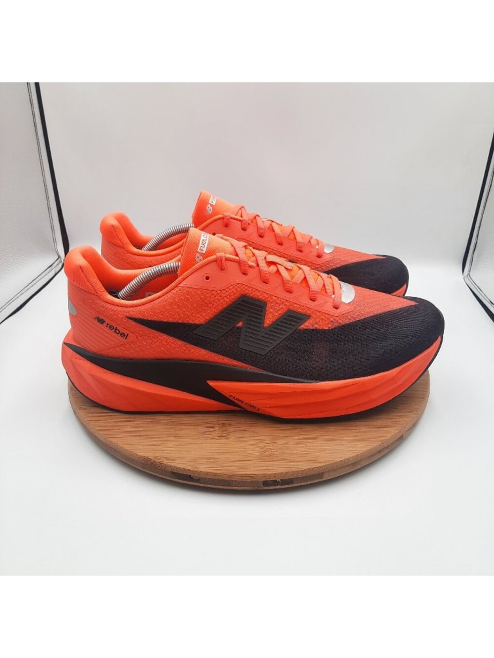 New Balance FuelCell Rebel V5 Mens 13 Shoes Urgent Red Athletic Running Sneakers